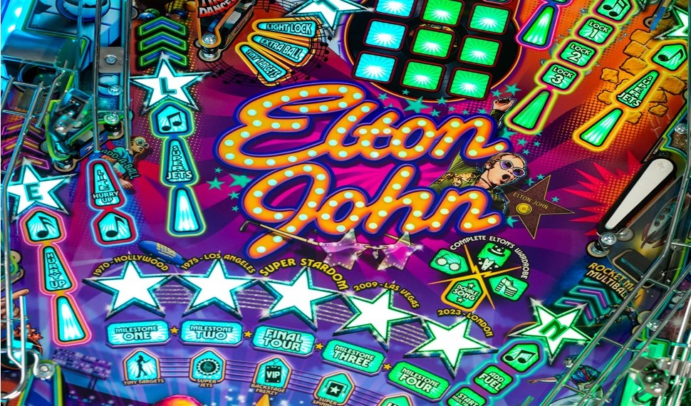 JERSEY JACK Pinball ELTON JOHN COLLECTOR'S EDITION Pinball Machine for